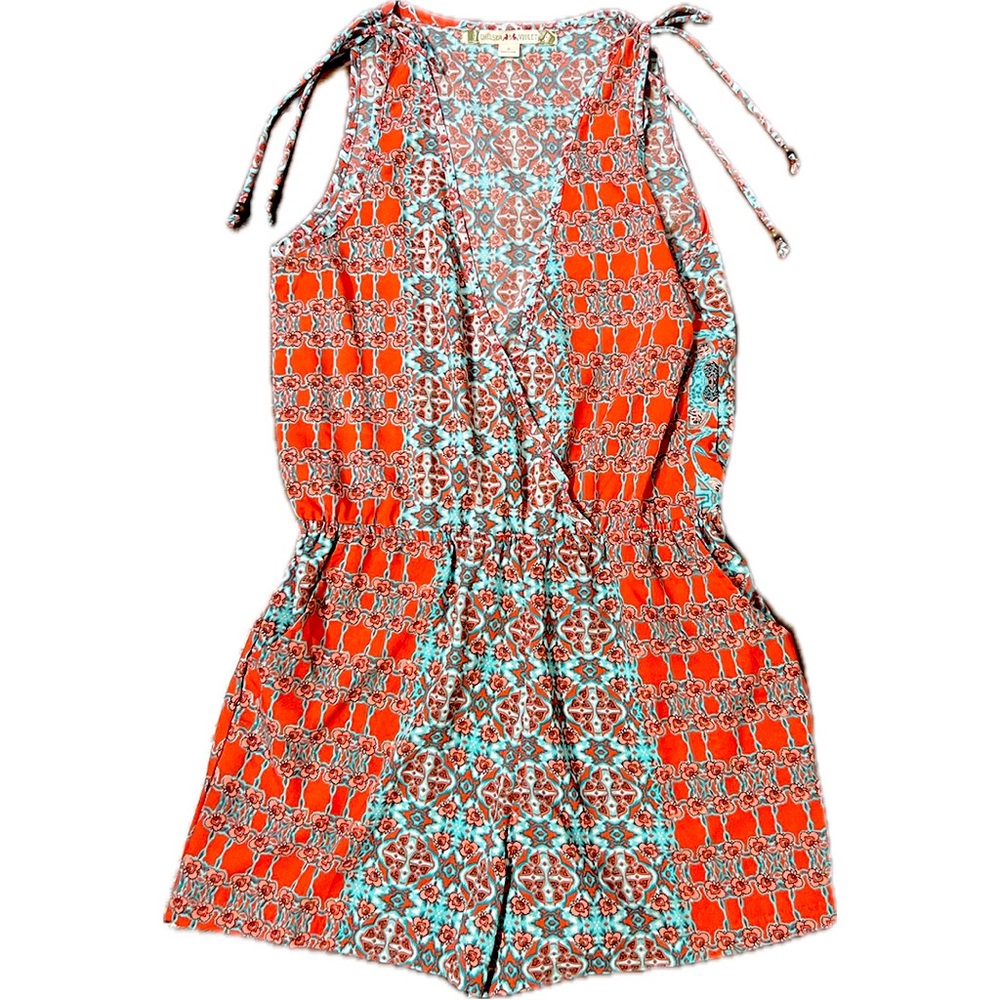 Chelsea & Violet Shorts Romper Sleeveless Size Small